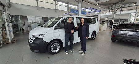 Prevzem novega kombija