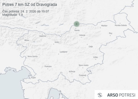 Potres, 24. 2. 2026