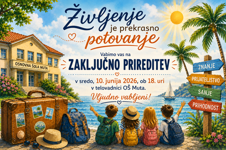 Vabilo na zaključno prireditev